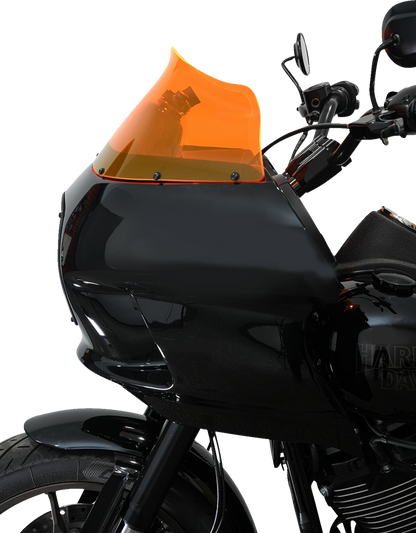 Klock Werks Kolor Flare 9" Orange Ice Windshield fits Harley FXRP Style Fairing
