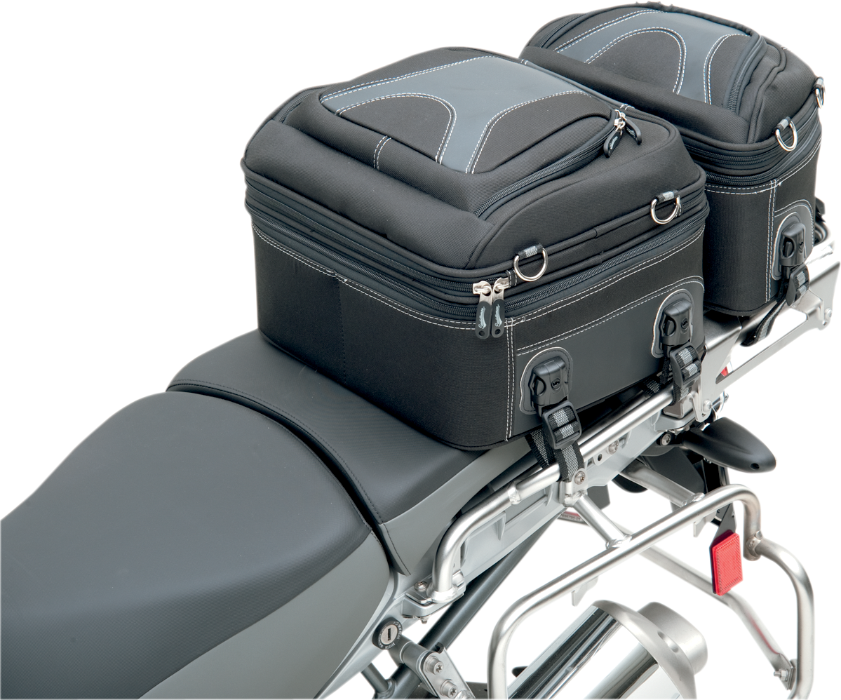 Saddlemen Adventure Motorcycle Rear Rack Expandable Luggage Storage Bag EX000649