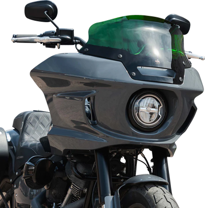 Klock Werks Kolor Flare 6" Green Windshield 2022-2024 Harley Softail Low Rider