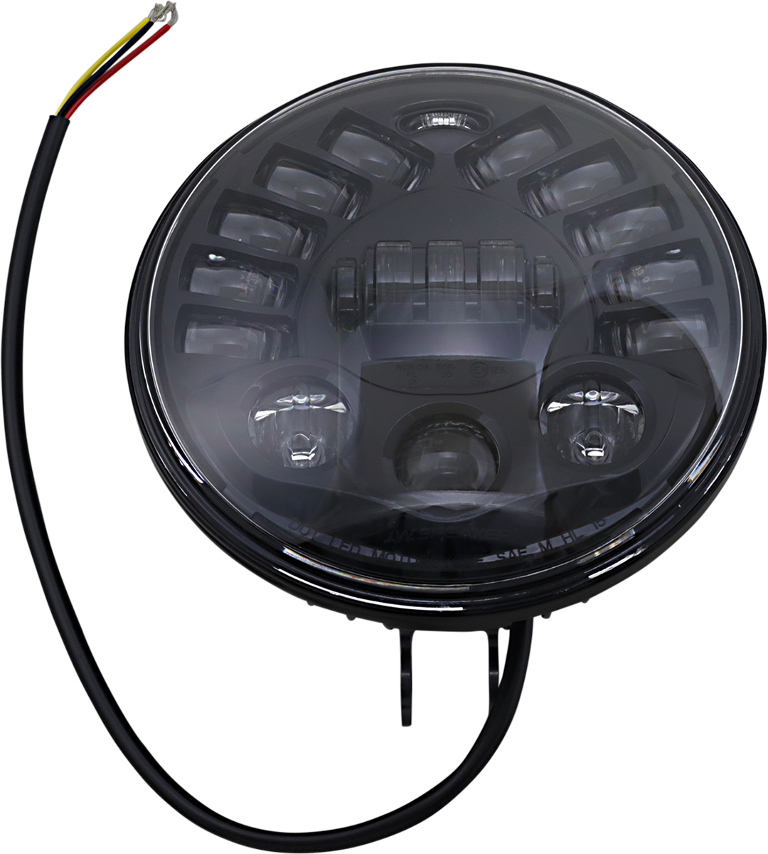 Custom Dynamics 7" Probeam Adaptive Pedestal Mount LED Motorcycle Headlight