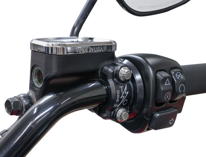 Thrashin Speedway Twice Cut 1" Handlebar Clutch Brake Perch Clamp Kit for Harley