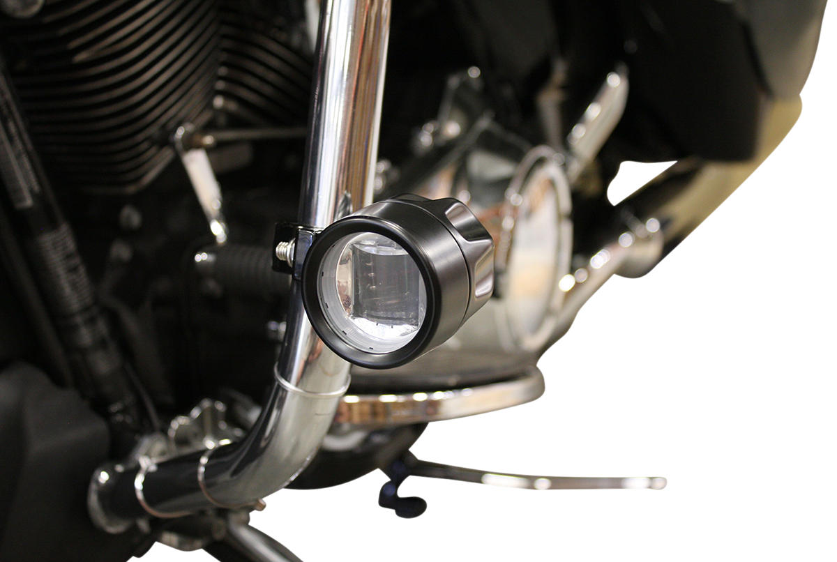 Custom Dynamics Black Fog Light Kit 2014-2024 Harley Touring Street Glide FLHR