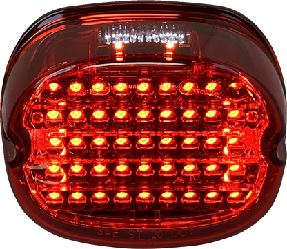 Custom Dynamics Red Top Window LED Taillight Kit fits 1999-2024 Harley Models