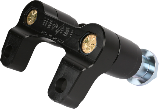 Thrashin Black Motorcycle Handlebar Riser Adapter Kit 2015-20 Harley Road Glide