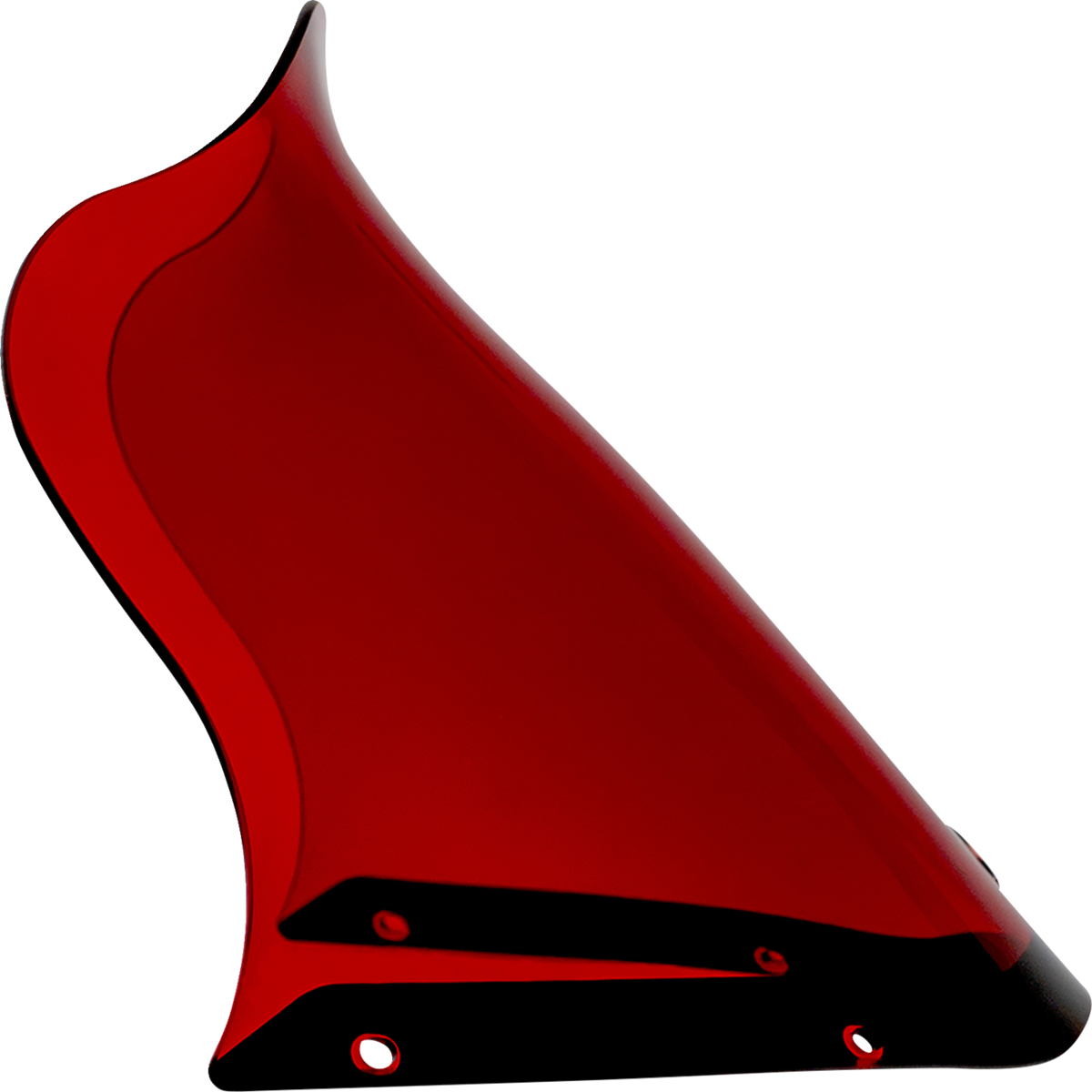Klock Werks Kolor Flare 12.5" Red Windshield fits Saddlemen S-RT Mini Fairing