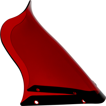 Klock Werks Kolor Flare 12.5" Red Windshield fits Saddlemen S-RT Mini Fairing