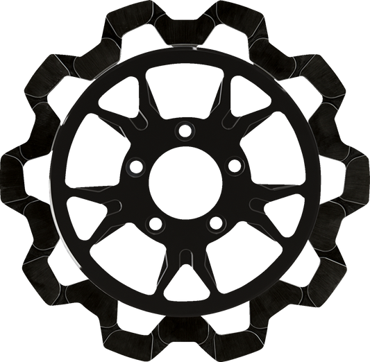 Lyndall Racing B-52 Black Rear Brake Rotor for 2014-2024 Harley Touring FLH FLT
