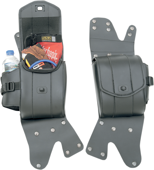 Saddlemen Twist Lock Saddlebag Pouches Drink Cup Holder 1984-2022 Harley Touring
