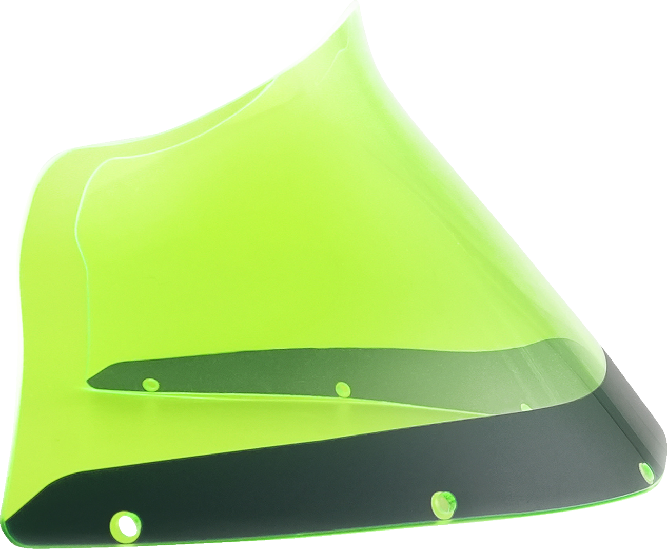 Klock Werks Kolor Flare 9" Green Ice Windshield fits Harley FXRP Style Fairing
