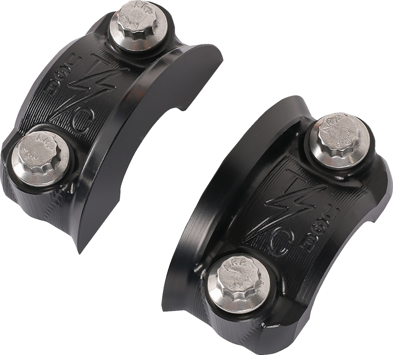 Thrashin Speedway Black 1" Handlebar Clutch Brake Perch Clamp Kit for Harley