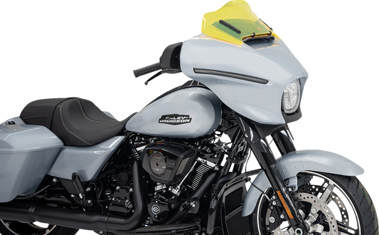 Klock Werks Kolor Flare 8" Yellow Ice Windshield for 2023-25 Harley Street Glide