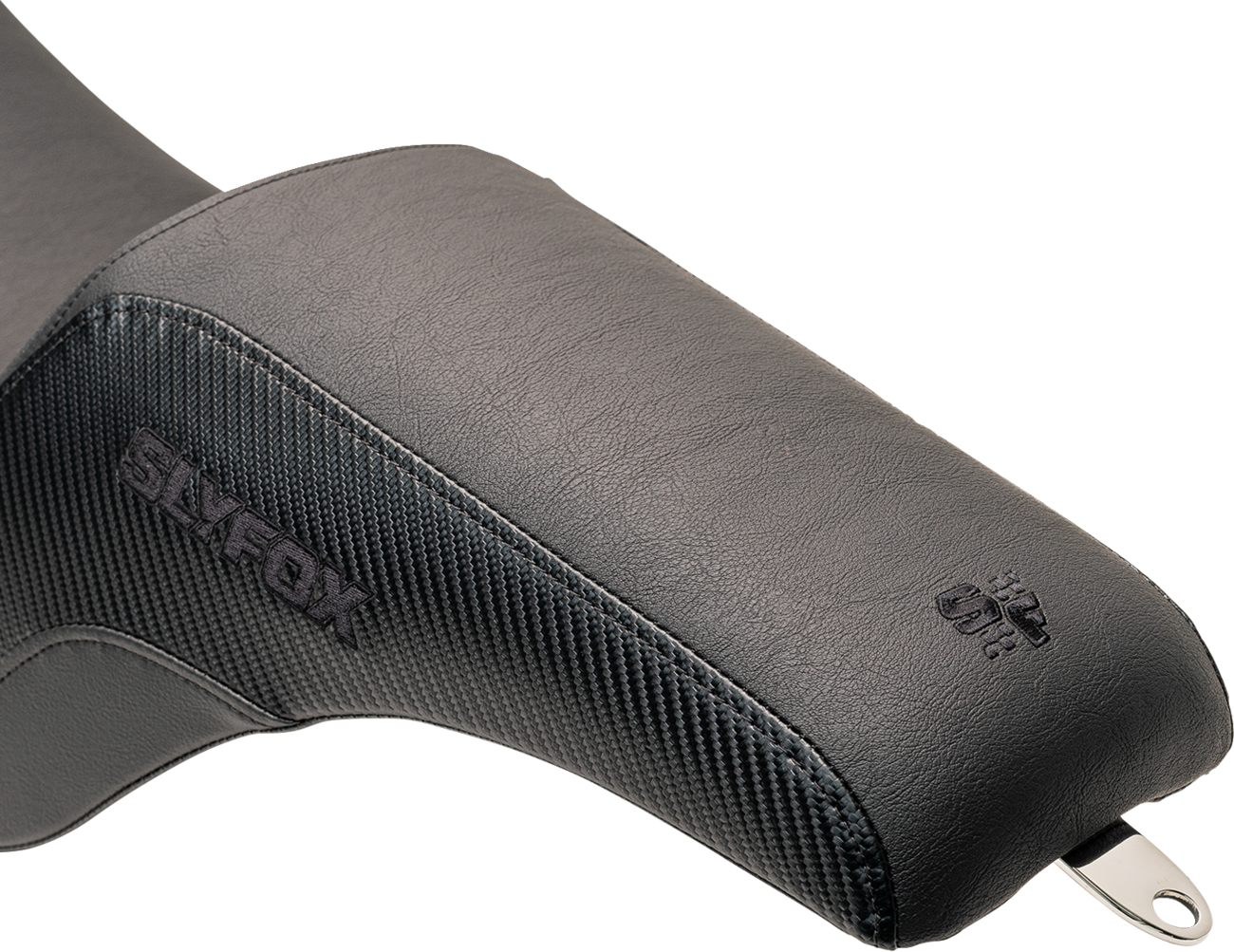 Slyfox Lowrider Smooth Carbon Fiber Seat fits 2018-2025 Harley Softail FXLR FLSB