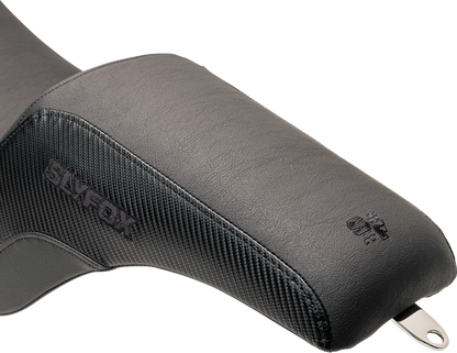 Slyfox Lowrider Smooth Carbon Fiber Seat fits 2018-2025 Harley Softail FXLR FLSB