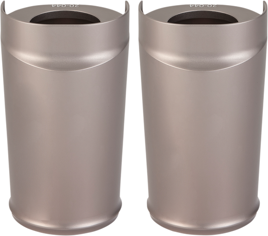 Arlen Ness Fat Tire Titanium Fork Boot Covers 1986-2013 Harley Touring Models