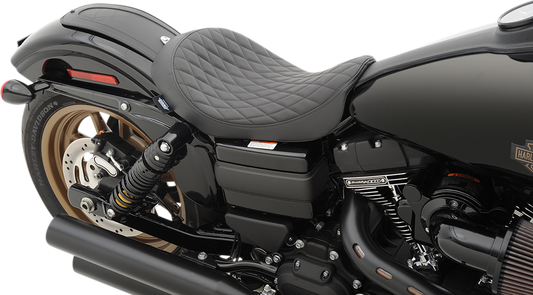 Drag Specialties Diamond Stitch Solo Seat for 2006-2017 Harley Dyna FXDL FXDB