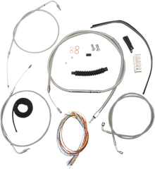 La Chopper 12"-14" Handlebar Stainless Cable Kit 2013-2022 Harley Sportster