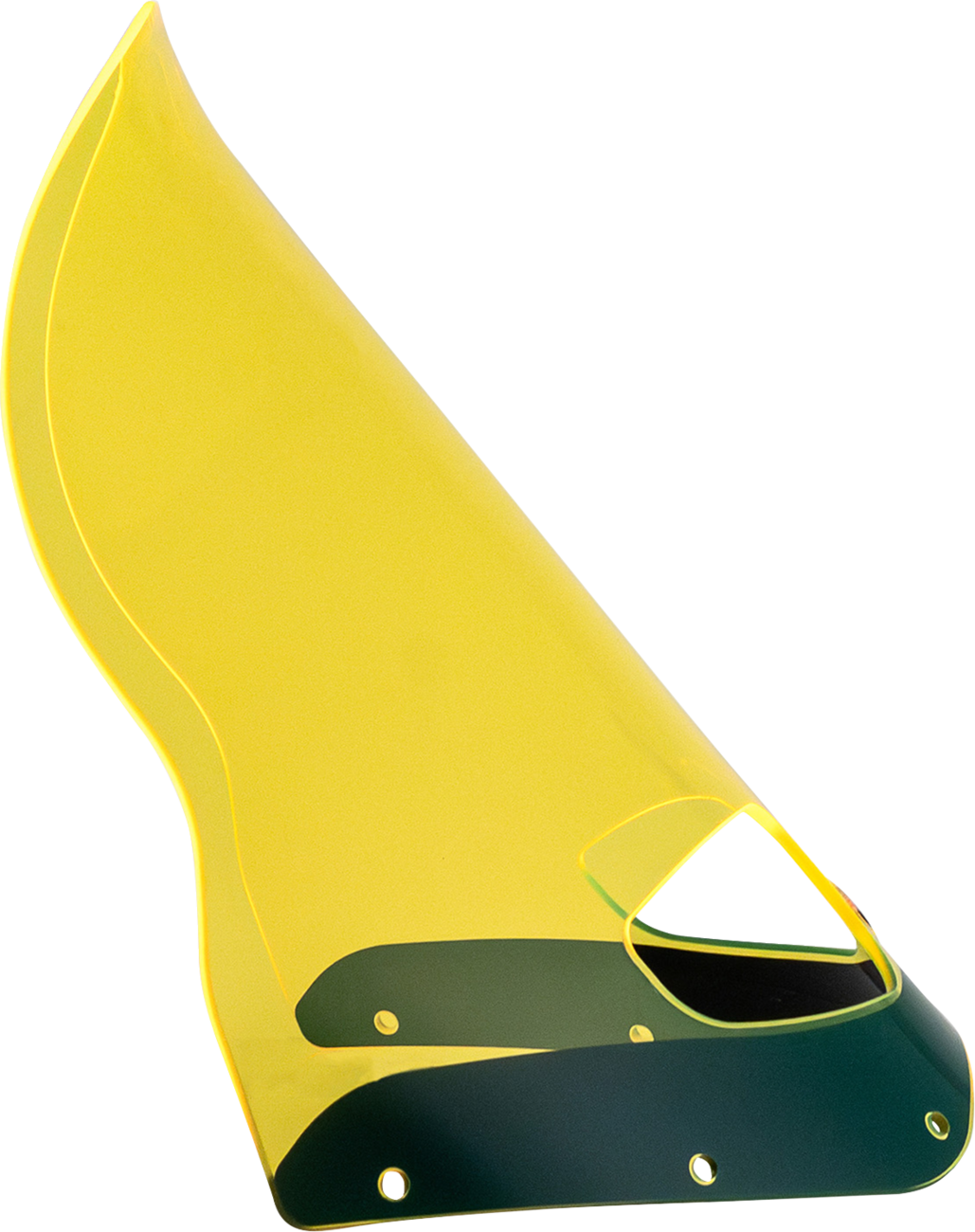 Klock Werks 15" Flare Yellow Ice Road Warrior Fairing Motorcycle Windshield