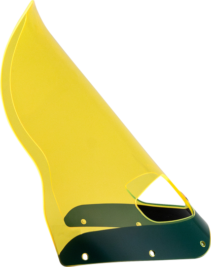 Klock Werks 15" Flare Yellow Ice Road Warrior Fairing Motorcycle Windshield