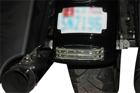 Custom Dynamics Black Smoke Lens Rear Fender Tip Light 2009-2019 Harley Touring