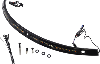 Custom Dynamics LED Fairing Windshield Trim 2014-24 Harley Touring Street Glide