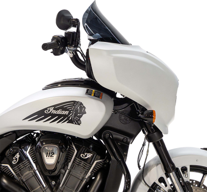 Klock Werks 12" Flare Dark Smoke Windshield for 2025-26 Indian Powerplus Models