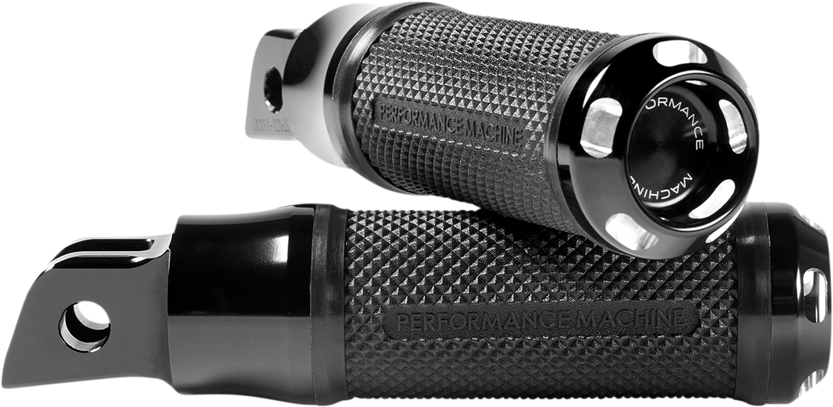 Performance Machine Apex Driver Footpegs Black 2018-2020 Harley Softail FLSL