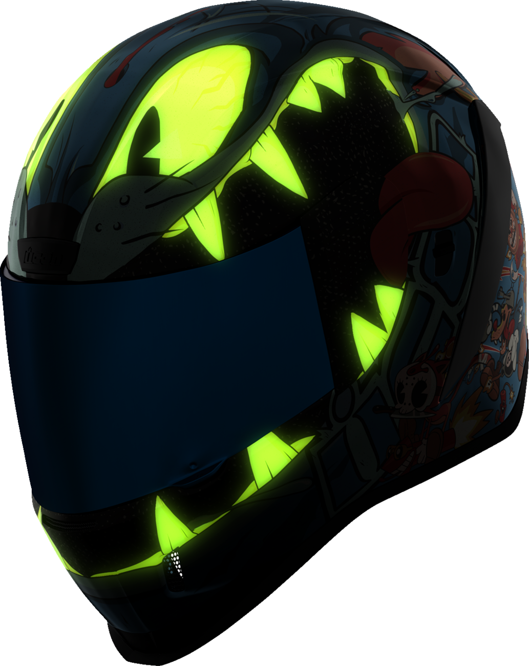 Icon Airform 9 Lives Blue MIPS Full Face Unisex Adult Street Motorcycle Helmet