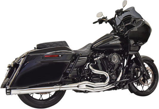 Bassani Road Rage 2-1 Exhaust 2017-2024 Harley Touring Street Glide Road King