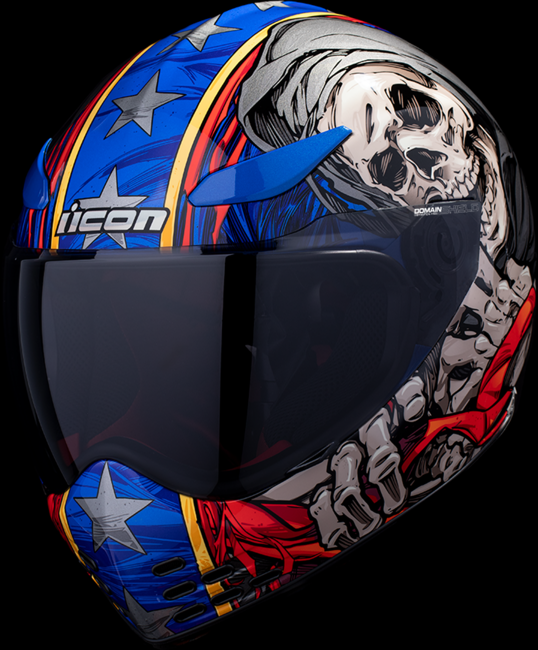 Icon Domain Revere Glory Unisex Adult Motorcycle Street Race Full Face Helmet