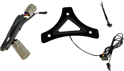 Custom Dynamics Black Sissy bar Backrest LED Brake Light 2015-2024 Harley Trike