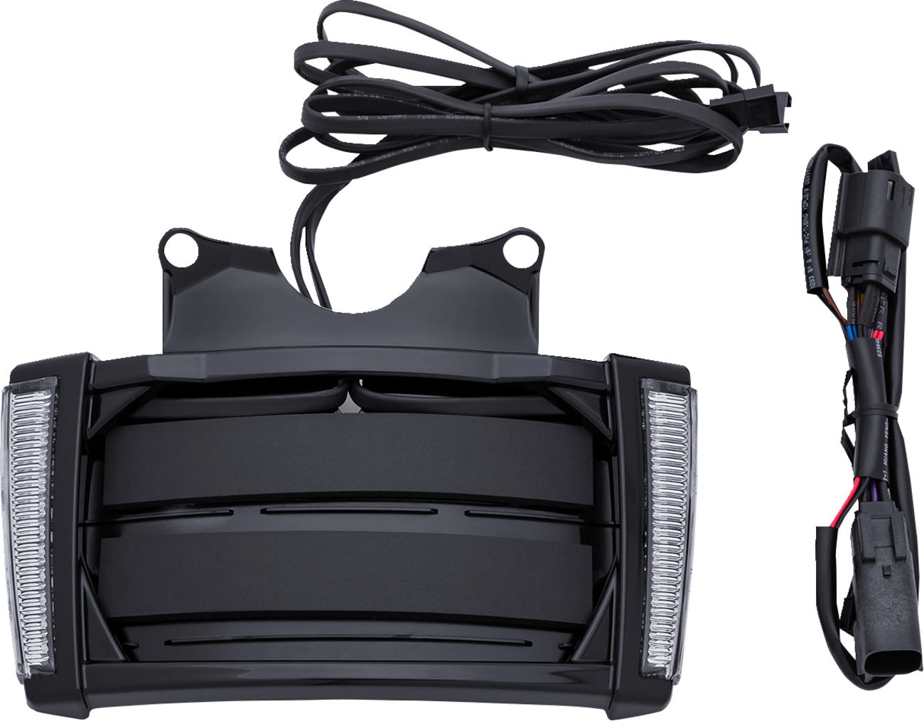Ciro Black Smoke LED License Plate Frame for 2014-2024 Harley Street Road Glide