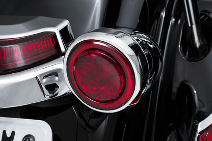 Ciro LED Lighted Fang Rear Red Turn Signal Inserts 2007-2024 Harley Softail