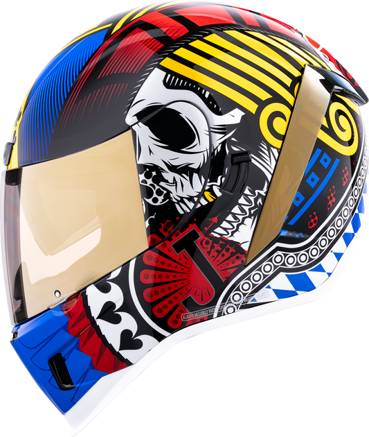 Icon Airform Lucky Lid 5 MIPS Full Face Unisex Adult Street Motorcycle Helmet