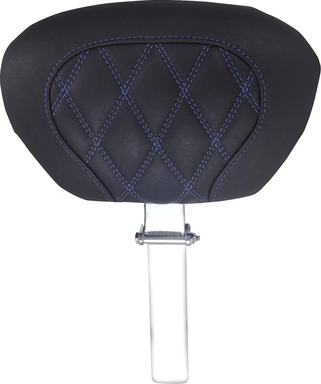 Mustang Blue Stitch Super Touring Driver Backrest for 2008-2025 Harley Touring