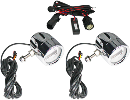 Custom Dynamics Fog Light Kit 2014-2024 Harley Touring Street Glide Road King