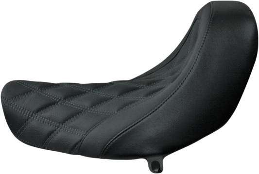 Danny Gray Diamond Stitched Weekday Solo Seat 2008-2011 Harley Softail Rocker