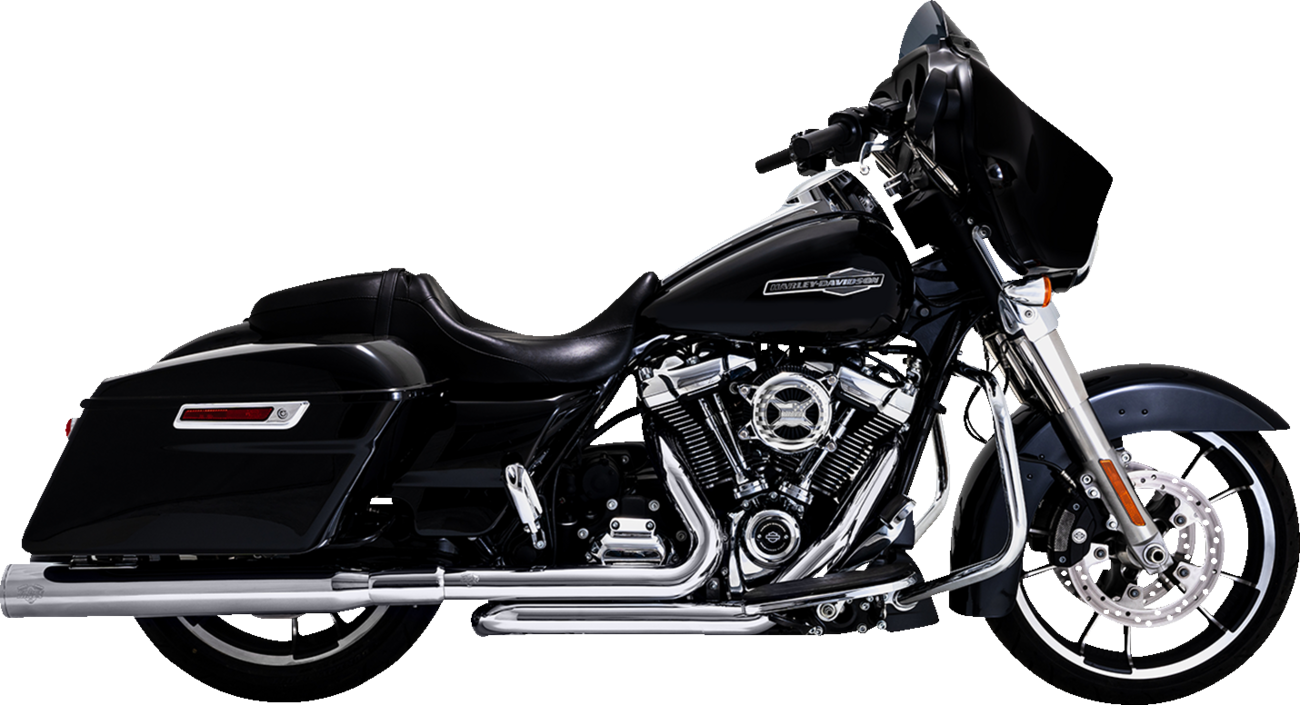 Vance & Hines Dresser Duals Chrome Header System for 2017-24 Harley Touring M8