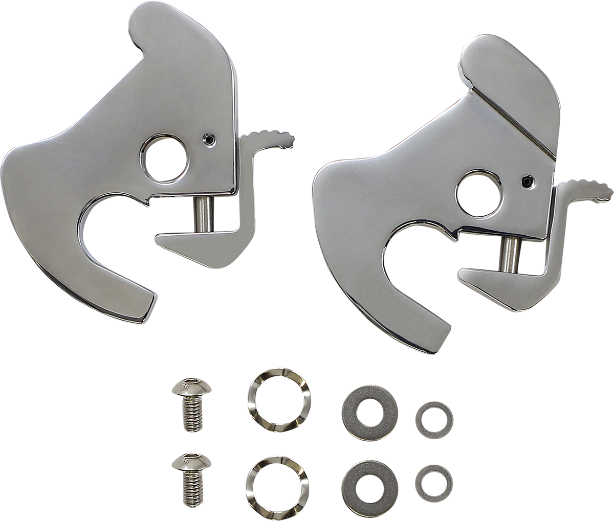 Drag Specialties Detachable Sissy Bar Sideplate Latch Kit for Harley Davidson