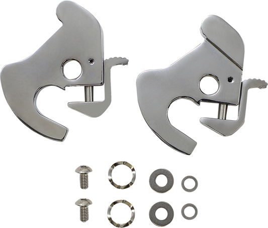 Drag Specialties Detachable Sissy Bar Sideplate Latch Kit for Harley Davidson