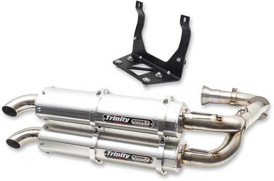 Trinity Racing UTV 1-2 Stage 5 Turn out Exhaust for 2017-2023 Can-Am Maverick X3