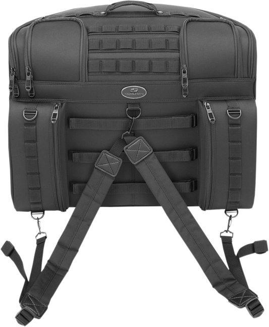 Saddlemen BR4100 Tactical Textile Rear Back Seat Bag Luggage Harley Davidson