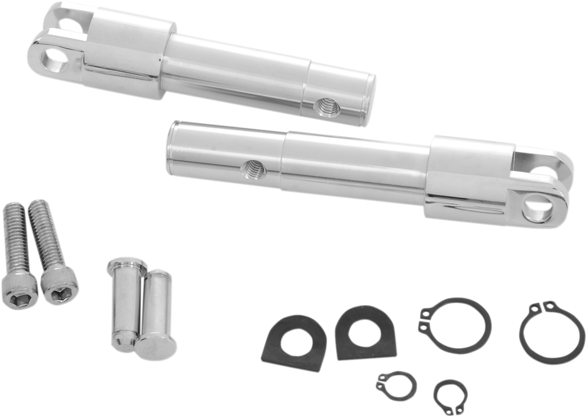 Drag Specialties Chrome Forward Foot peg Mounts for 2011-2022 Harley Sportster