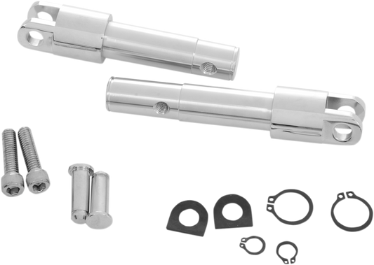 Drag Specialties Chrome Forward Foot peg Mounts for 2011-2022 Harley Sportster