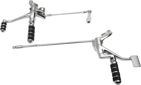 Drag Specialties +2" Chrome Forward Control Kit fits 2014-2022 Harley Sportster