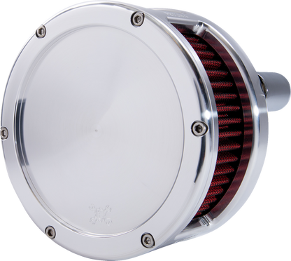 Feuling BA Series Solid Raw Red Air Cleaner Kit 2017-2024 Harley Touring Softail