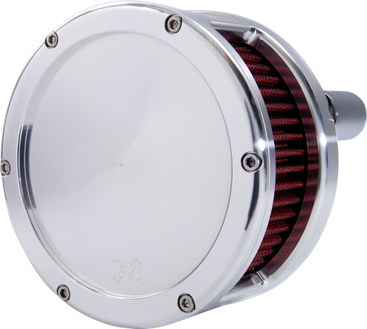 Feuling BA Series Solid Raw Red Air Cleaner Kit 2017-2024 Harley Touring Softail