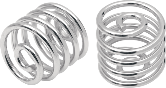 Drag Specialties Chrome 2" Seat Springs Harley Davidson Softail Sportster DYNA