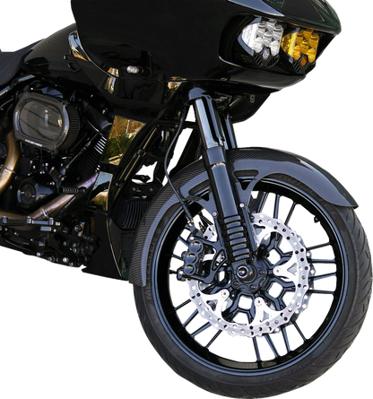 Arlen Ness 21" Wrapper Carbon Fiber Front Fender fits 1999-2013 Harley Touring