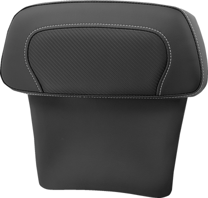 Saddlemen Roadsofa Tour Pak Carbon Backrest Pad for 2009-2025 Harley Touring