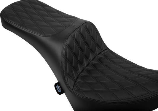 Drag Specialties Freedom Diamond Stitch Seat fits 2018-2025 Harley Softail M8